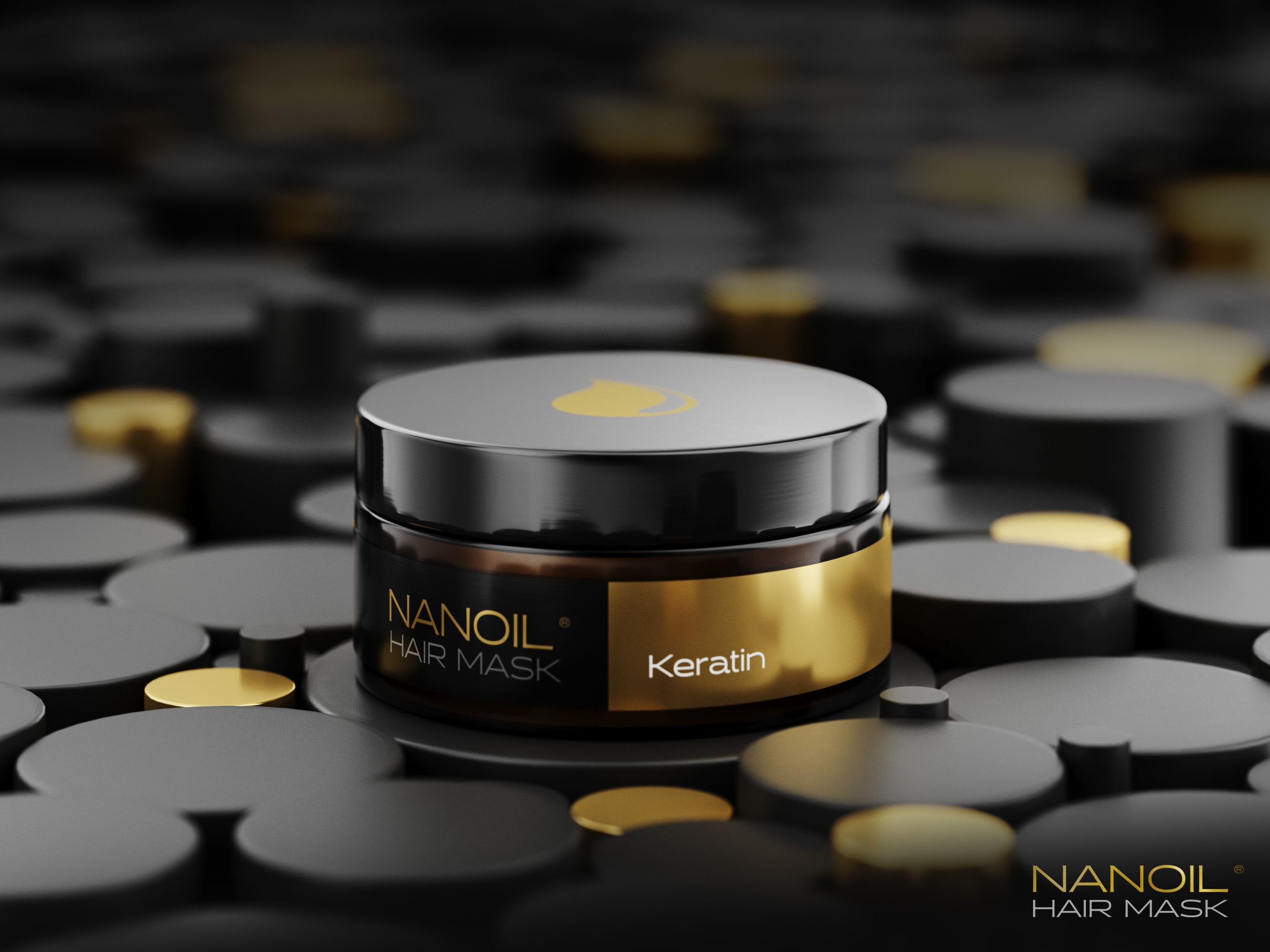 Nanoil effektiv maske med keratin
